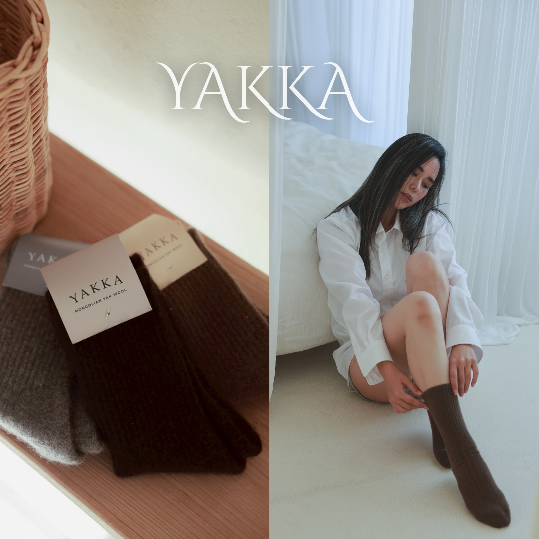 冬季限定販売 Sii監修モンゴルヤク100%ソックス「YAKKA(ヤッカ)」